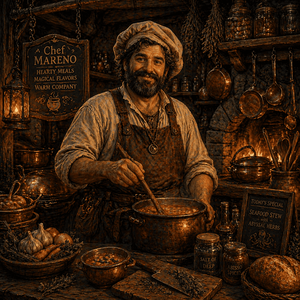 Chef Gourmet medievale